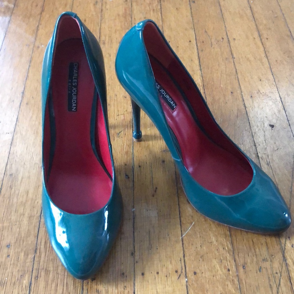 Charles Jourdan Patent Leather Pumps